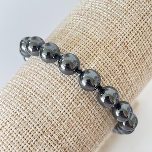 Hematite Bead Bracelet