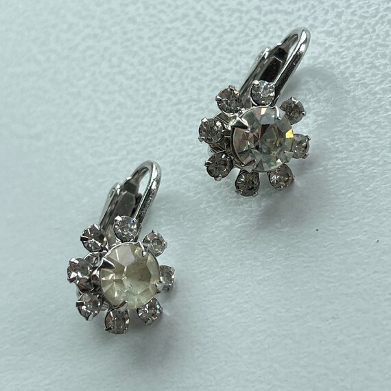 Rhinestone clip on earrings - image 7