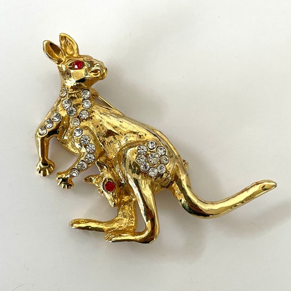 Vintage Kangaroo Brooch - image 9