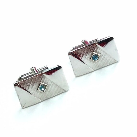 Silver Sarah Cov Cufflinks - image 10