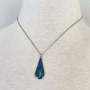 Abalone Tear Drop Necklace