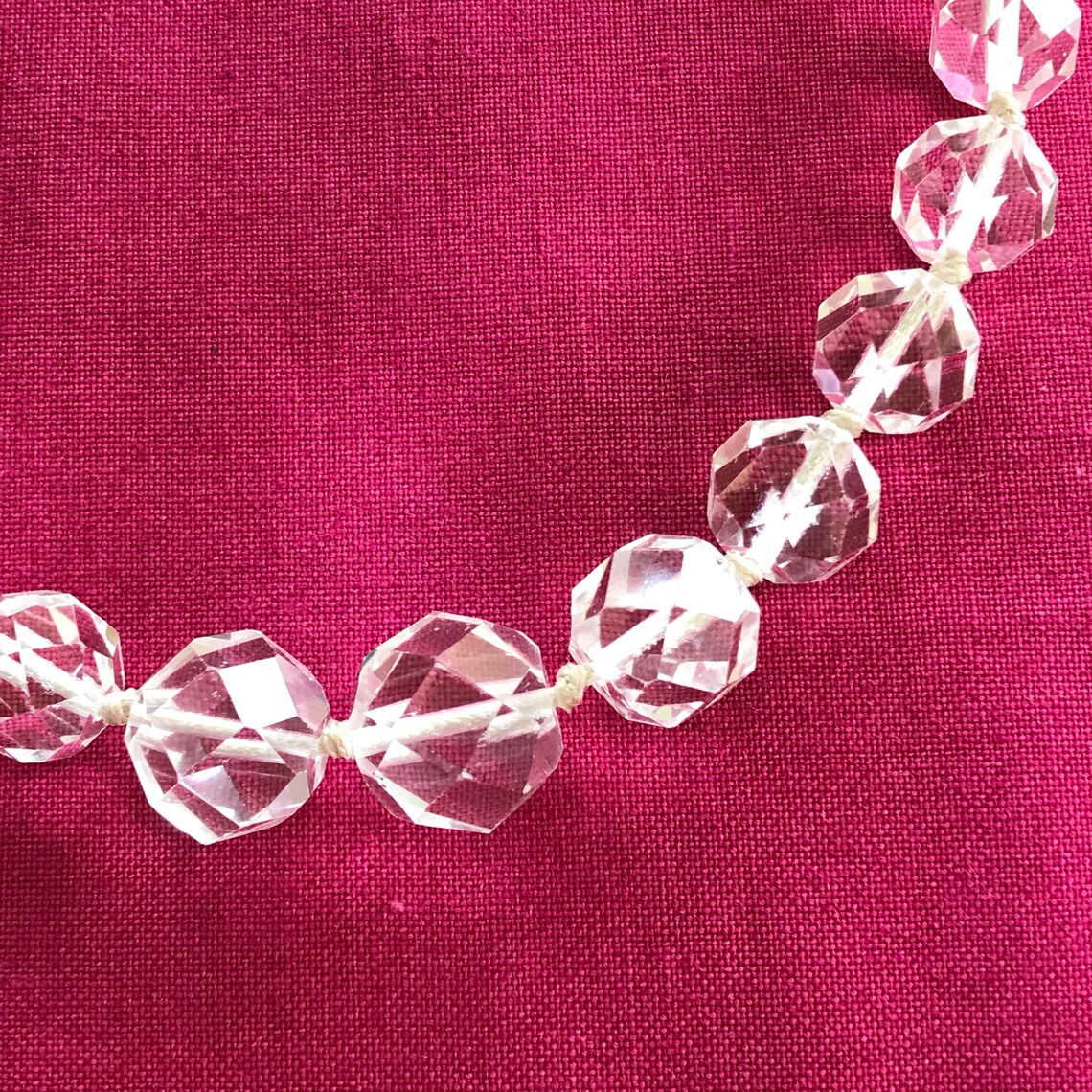 Genuine Crystal Quartz Choker Necklace Etsy