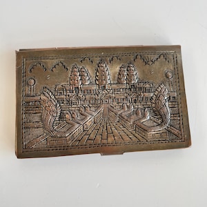 Rare Angkor Wat Business Card Holder