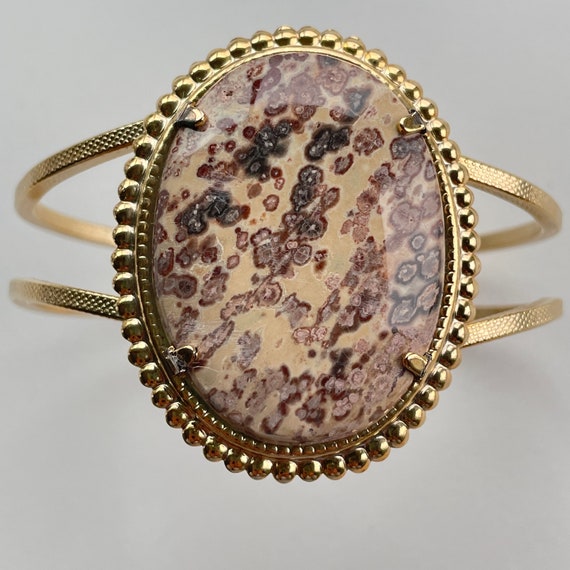 Natural Stone Hinge Bracelet
