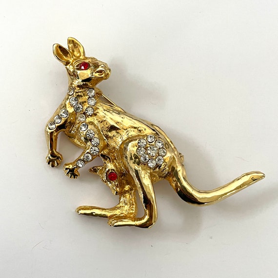 Vintage Kangaroo Brooch - image 10