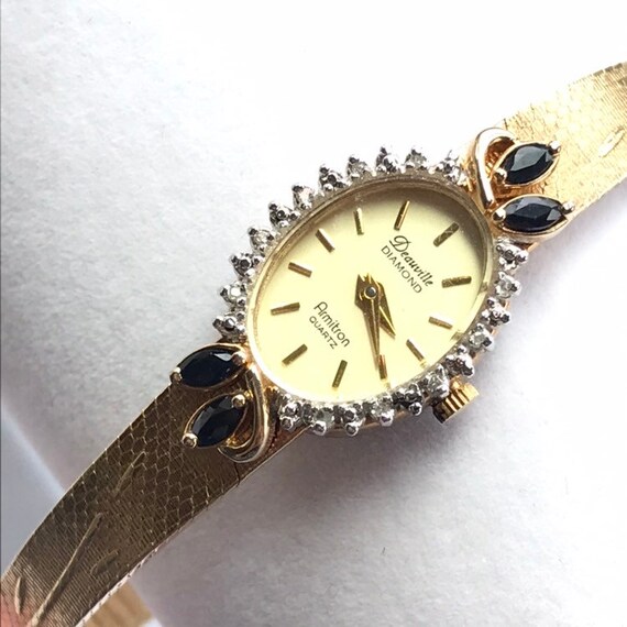 deauville diamond armitron quartz watch