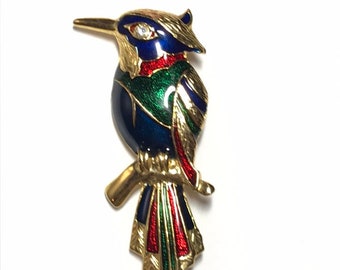 Vintage Bird Brooch