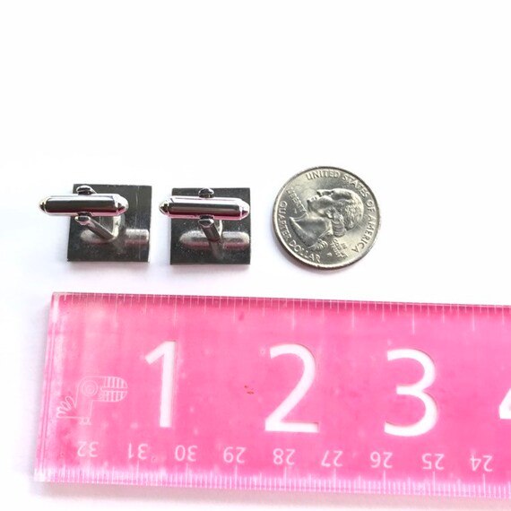 Silver Shield Cufflinks - image 3