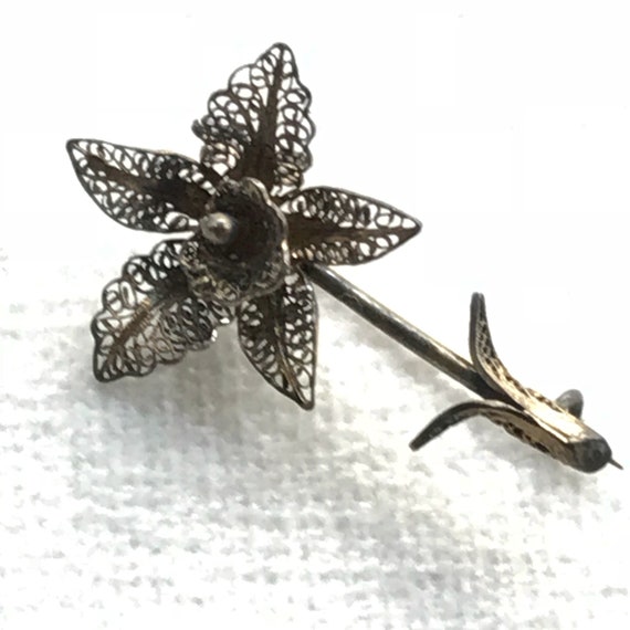 Antique Flower brooch