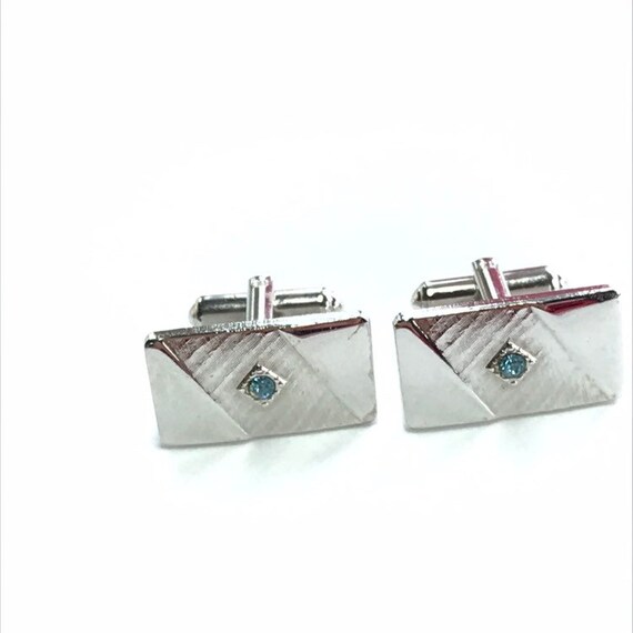 Silver Sarah Cov Cufflinks - image 7