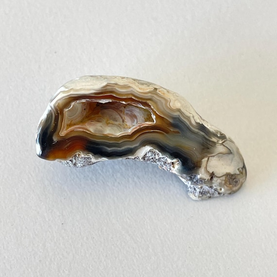 Natural Agate Slice Pin - image 2