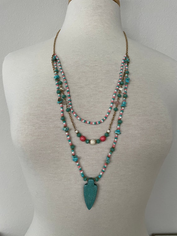 Mixed bead necklace - image 7