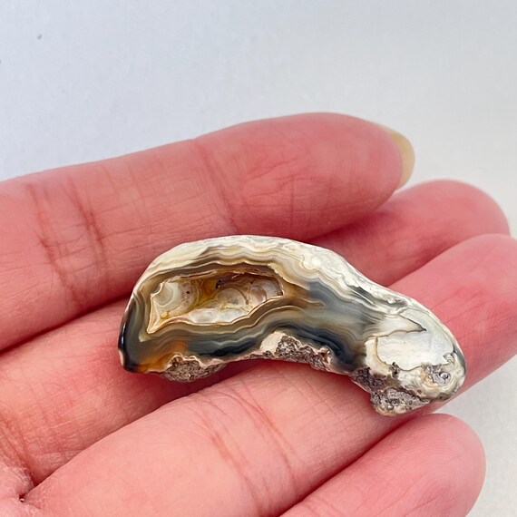 Natural Agate Slice Pin - image 9