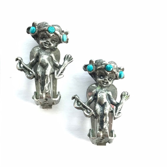 Turquoise Cupid Earrings