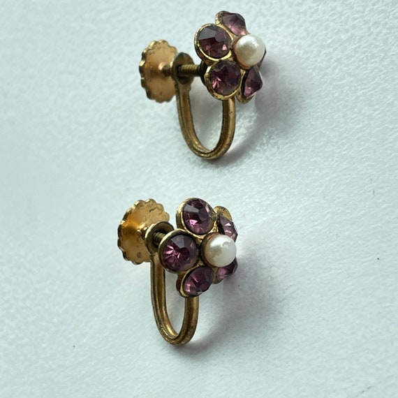 Coro floral earrings - image 5