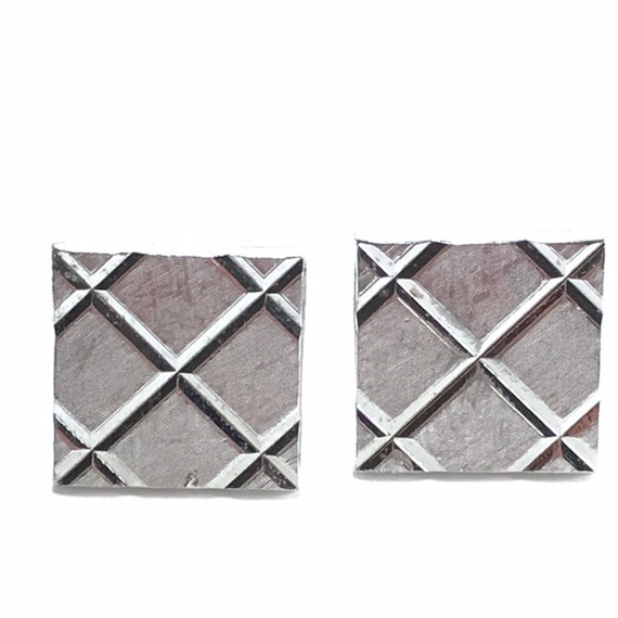 Silver Shield Cufflinks - image 1