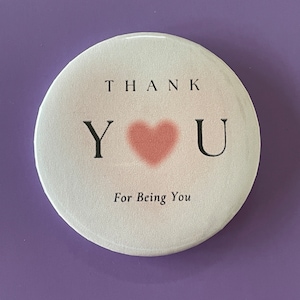 Thank you button pin