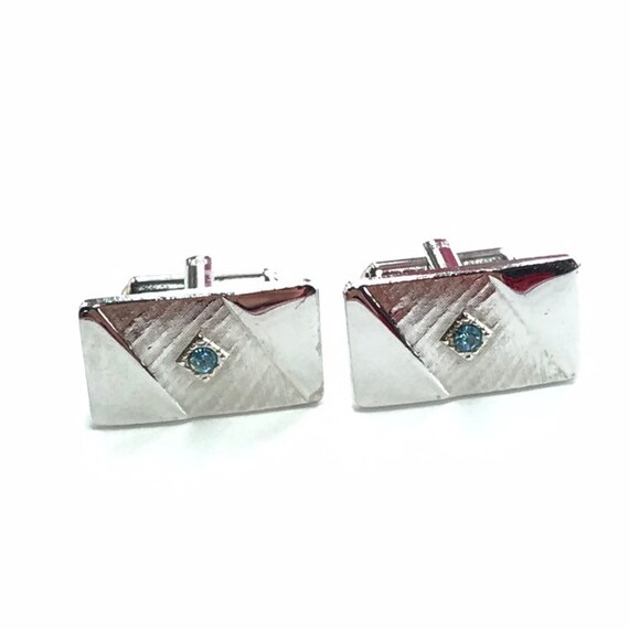 Silver Sarah Cov Cufflinks - image 5