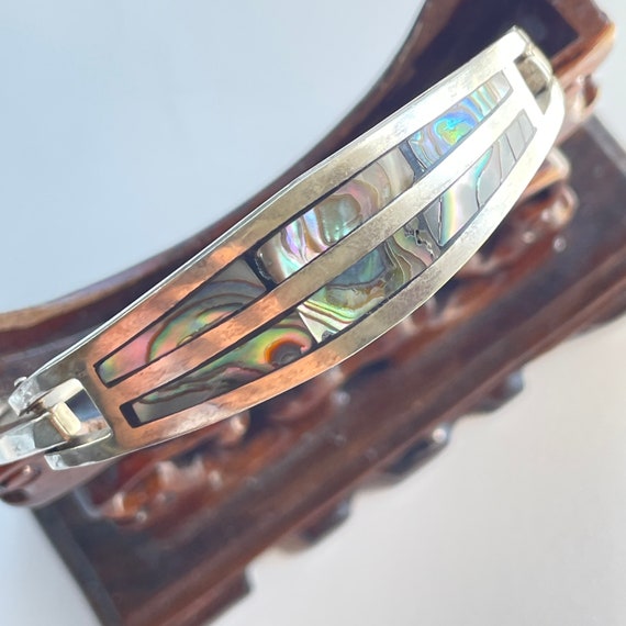 Sterling Abalone Bracelet