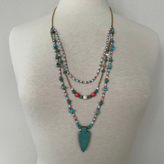 Mixed bead necklace - image 3