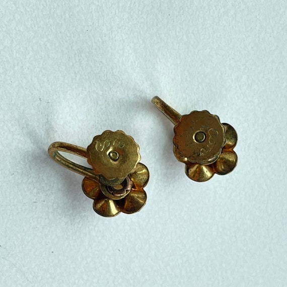 Coro floral earrings - image 7