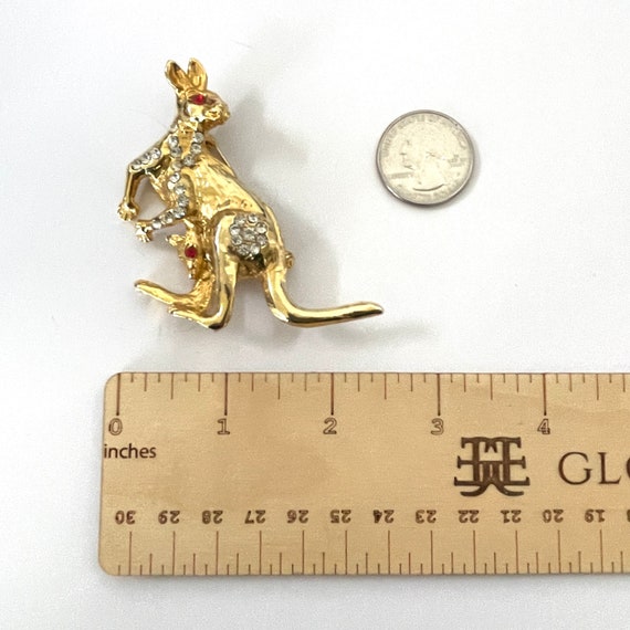 Vintage Kangaroo Brooch - image 4