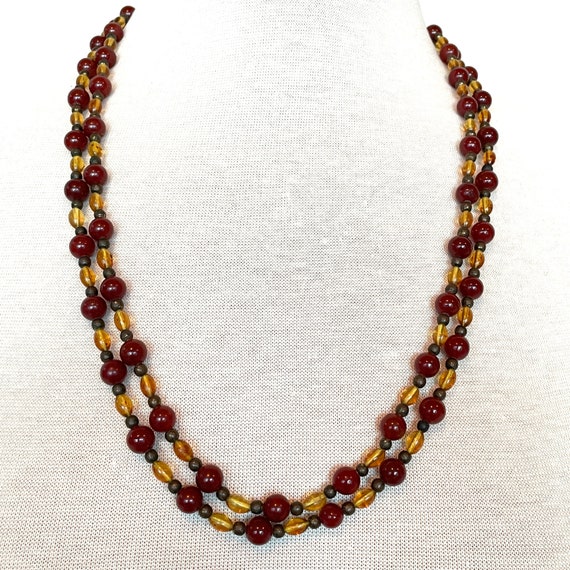 Art deco bead necklace