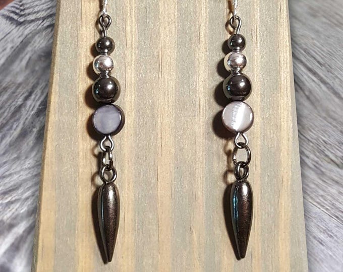 Deep Purple Fight Night Earrings