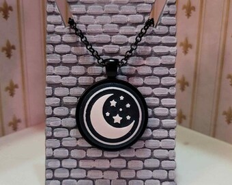 High Court Pendants: Zanya (Black chain - 18" & 24")