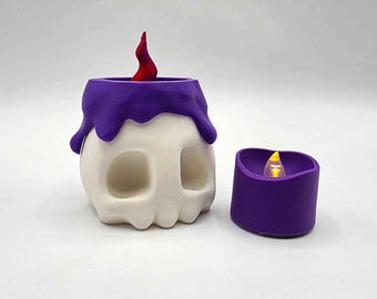 Purple Skull Candle/Jar