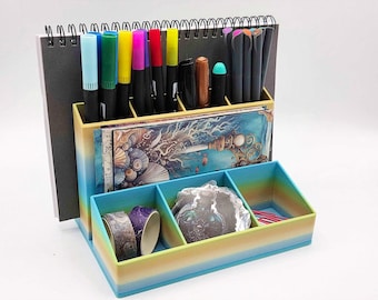 Journal/Planner Organizer or Desk Stand (Beach)