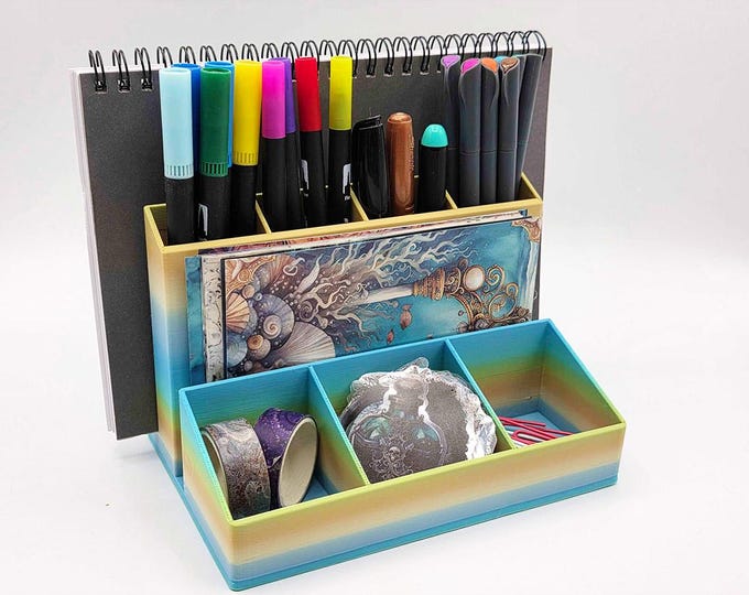Journal/Planner Organizer or Desk Stand (Beach)