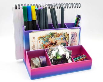 Journal/Planner Organizer or Desk Stand (Dreamy Dusk)