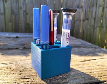 9 Pen Organizer (Sparkle Teal)