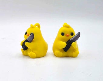 Stabby Duckling Keychain