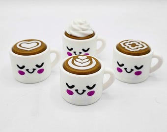 Coffee Fidget Clickers (Happy Face)