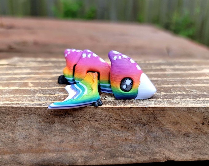 Rainbow Pterodactyl Desk Friend