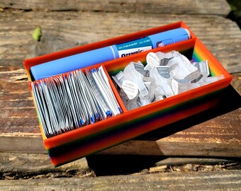 Single Pen + Needle & Alcohol Swab Organizer (Sparkle Rainbow)