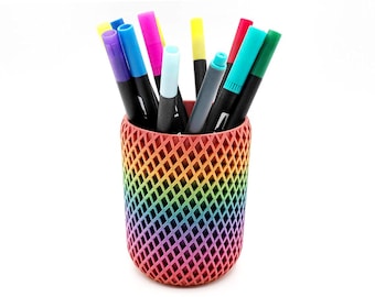 Diamond Pen Cup (Rainbow Blaze)