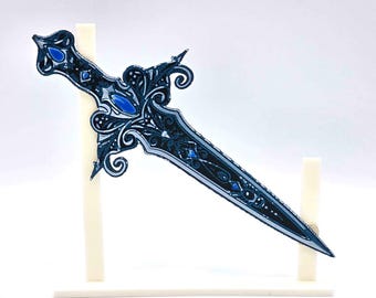 Fantasy Dagger Bookmark (Dark Sapphire)