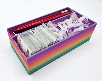 Single Pen + Needle & Alcohol Swab Organizer (Matte Rainbow)