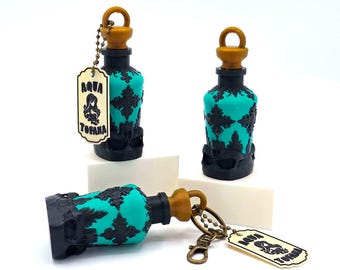 Aqua Tofana Skull Bottle (Green)