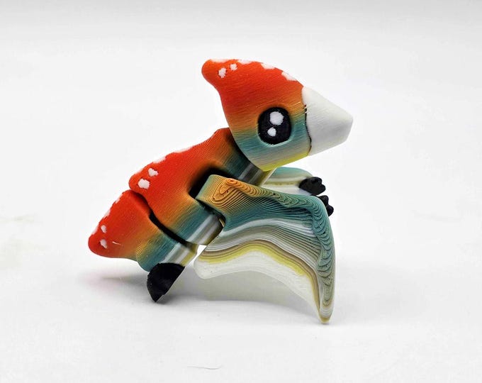 Desert Sunset Pterodactyl Desk Friend