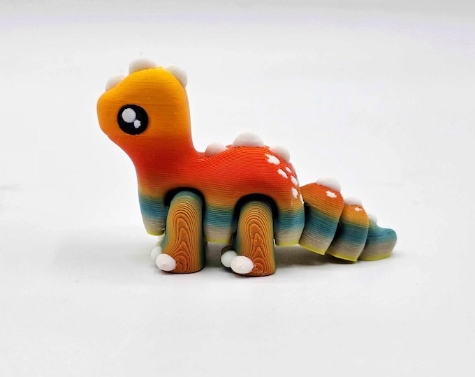 Desert Sunset Brontosaurus Desk Friend