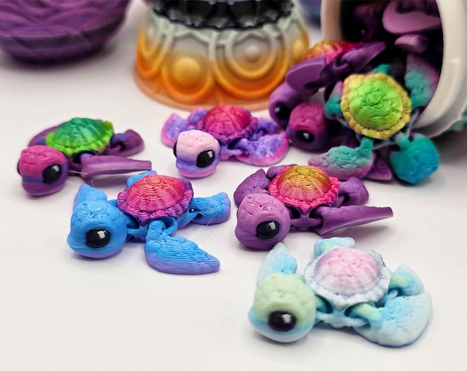 Featured listing image: Tiny Turtle Army (10 Mystery Turtles + Egg)