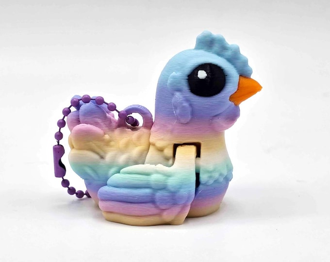 Chicken Keychain (Pastel)