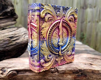 Void Blade Ancient Tome Book Box (Pink/Purple/Blue & Gold)