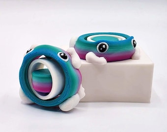 Frog Fidget Spinner (Northern Lights)