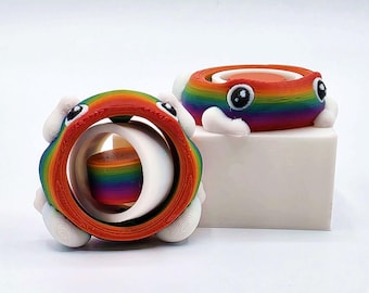 Frog Fidget Spinner (Rainbow)