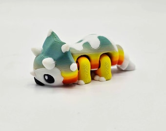 Desert Sunset Triceratops Desk Friend